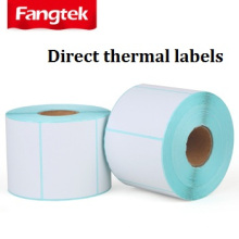 Hot sale blank white direct thermal shipping label , 4 inch x 6 inch , 1000pcs per rolls self adhesive sticker paper